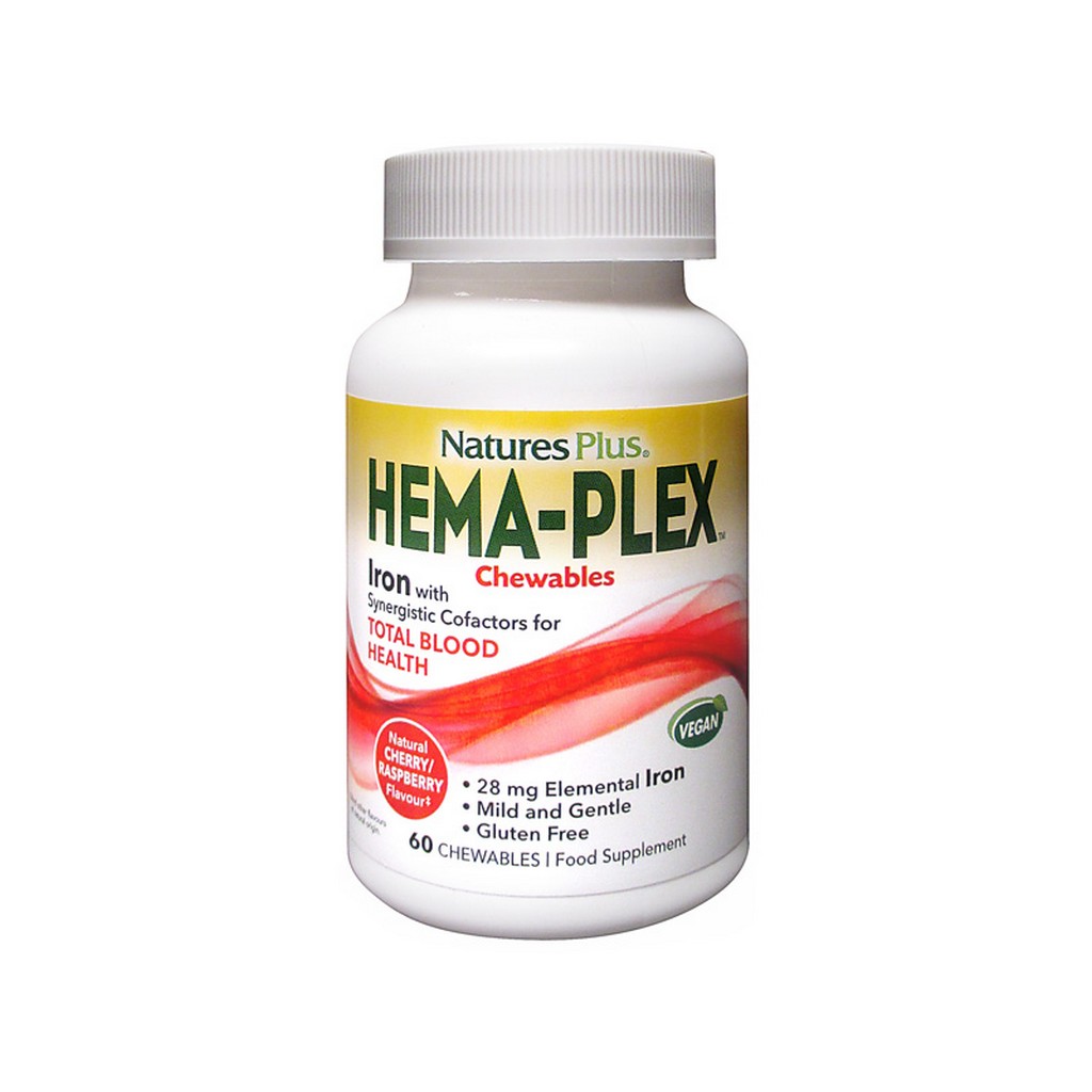 Nature's Plus Hemaplex 60 Chewables