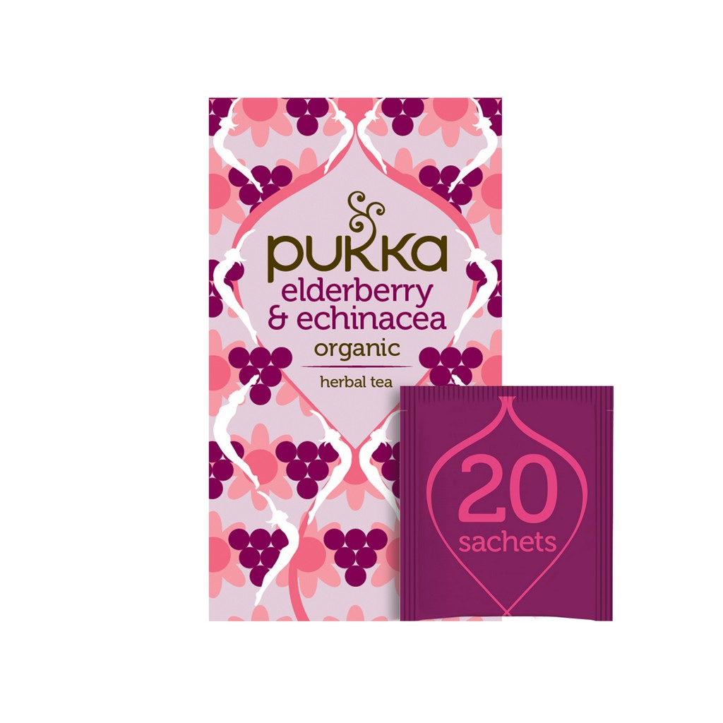 Pukka Elderberry & Echinacea Tea 20 Sachets