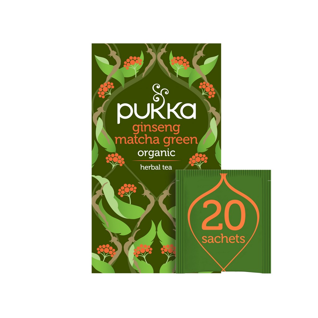 Pukka Ginseng Matcha Green Tea 20 Sachets