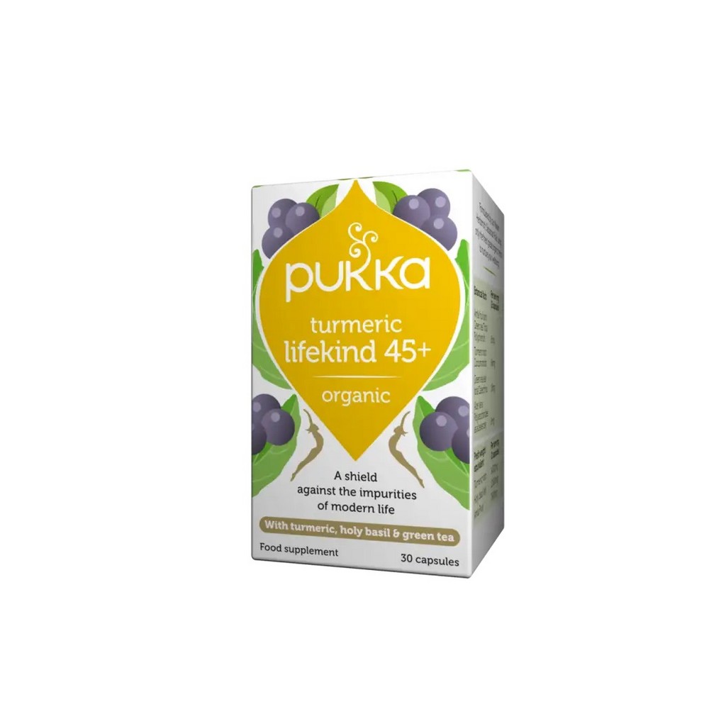 Pukka Turmeric LifeKind 45+ 30 Capsules