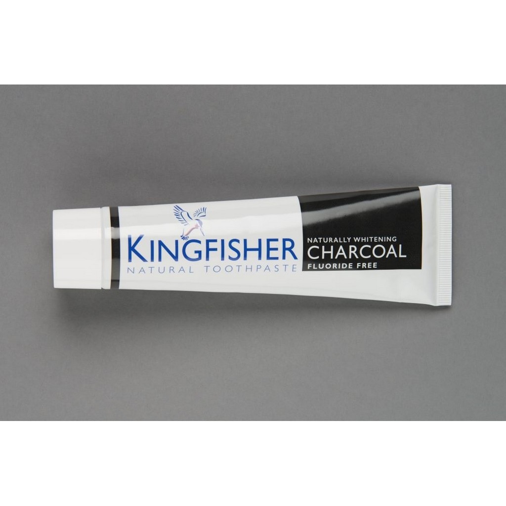 Kingfisher Naturally Whitening Charcoal Fluoride Free Toothpaste 100ml