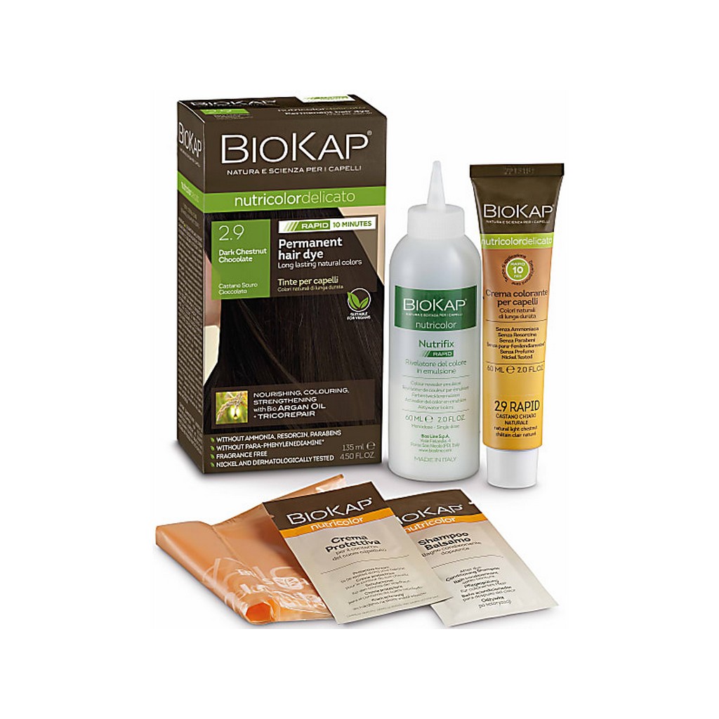 BioKap Dark Chocolate Chestnut 2.9 Rapid Hair Dye 135 ml