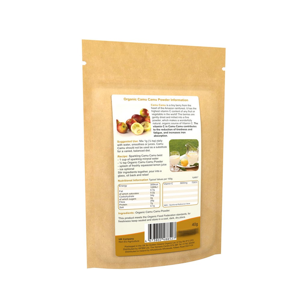 Golden Greens Organic Camu Camu Powder