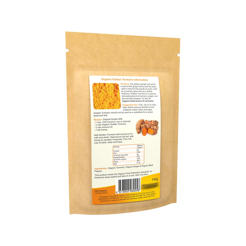 Golden Greens Organic Golden Turmeric