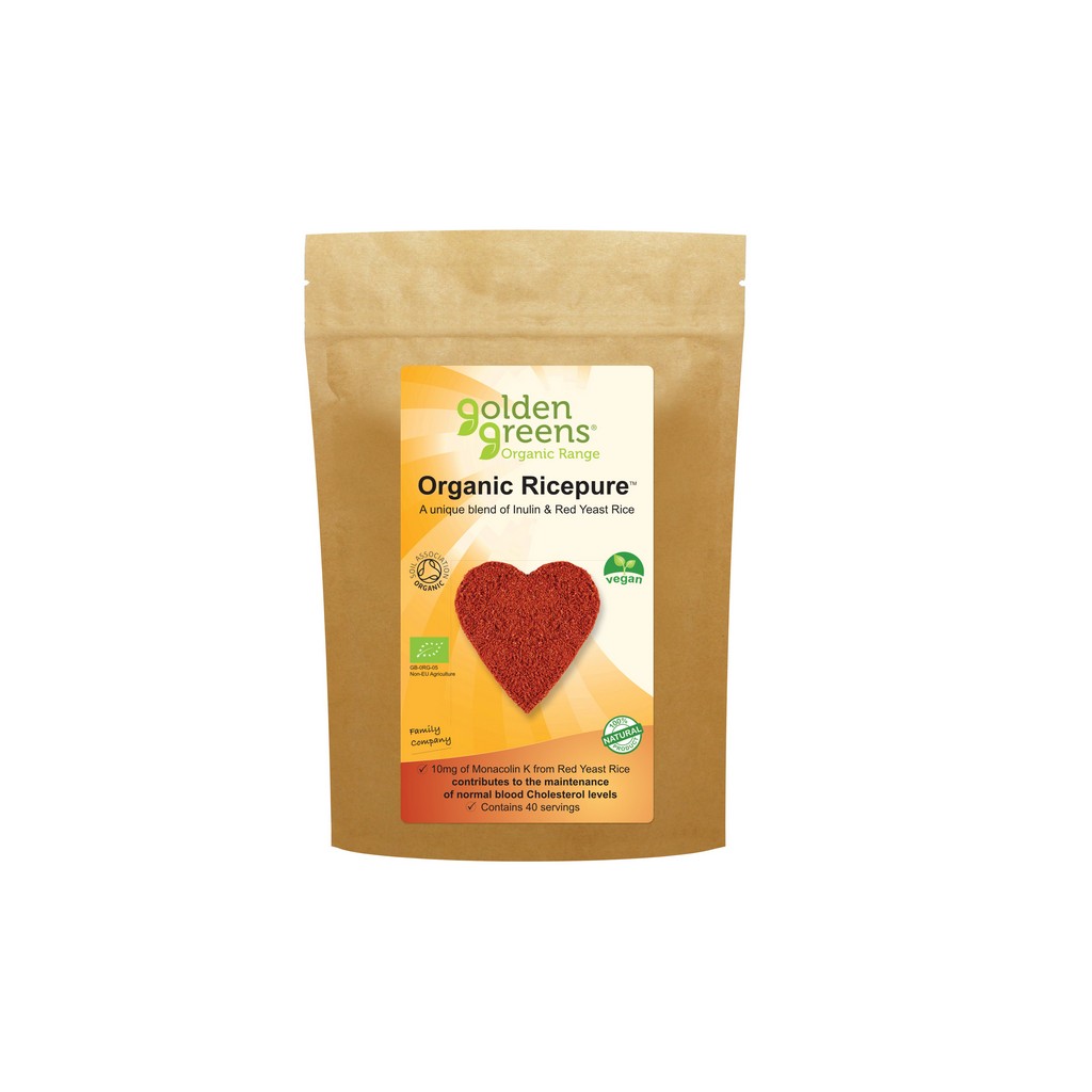 Golden Greens Organic Ricepure Inulin with Red Yeast Rice