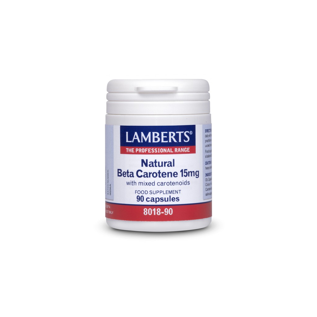 Lamberts Natural Beta Carotene 15µg 90 Capsules