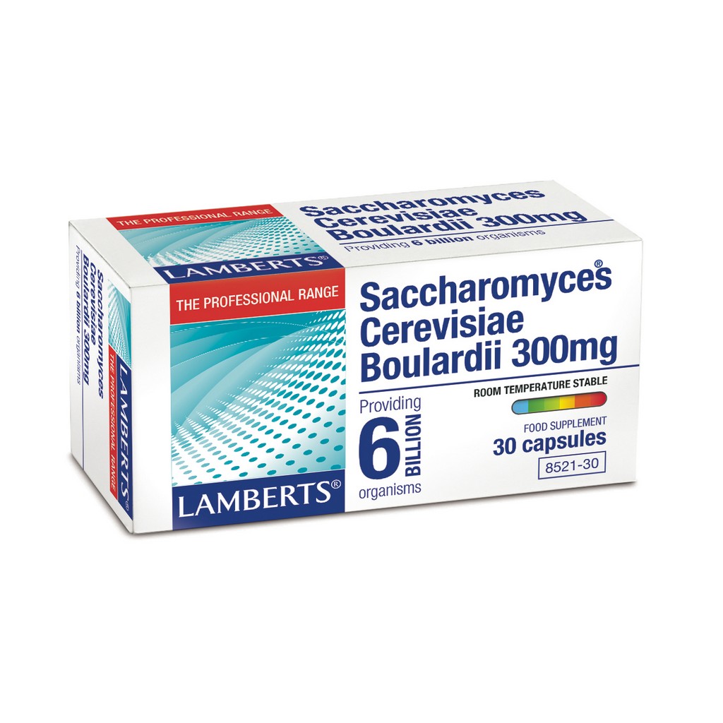 Lamberts Saccharomyces Cerevisiae Boulardii 300µg 30 Capsules