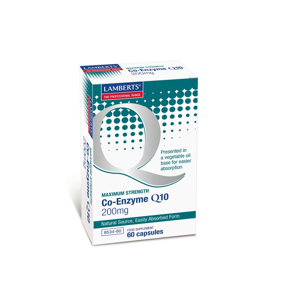 Lamberts Co Enzyme Q10 200µg 60 Capsules