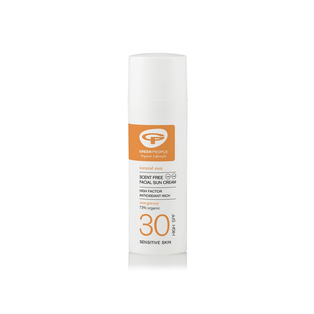 Green People Scent Free Facial Sun Cream SPF30