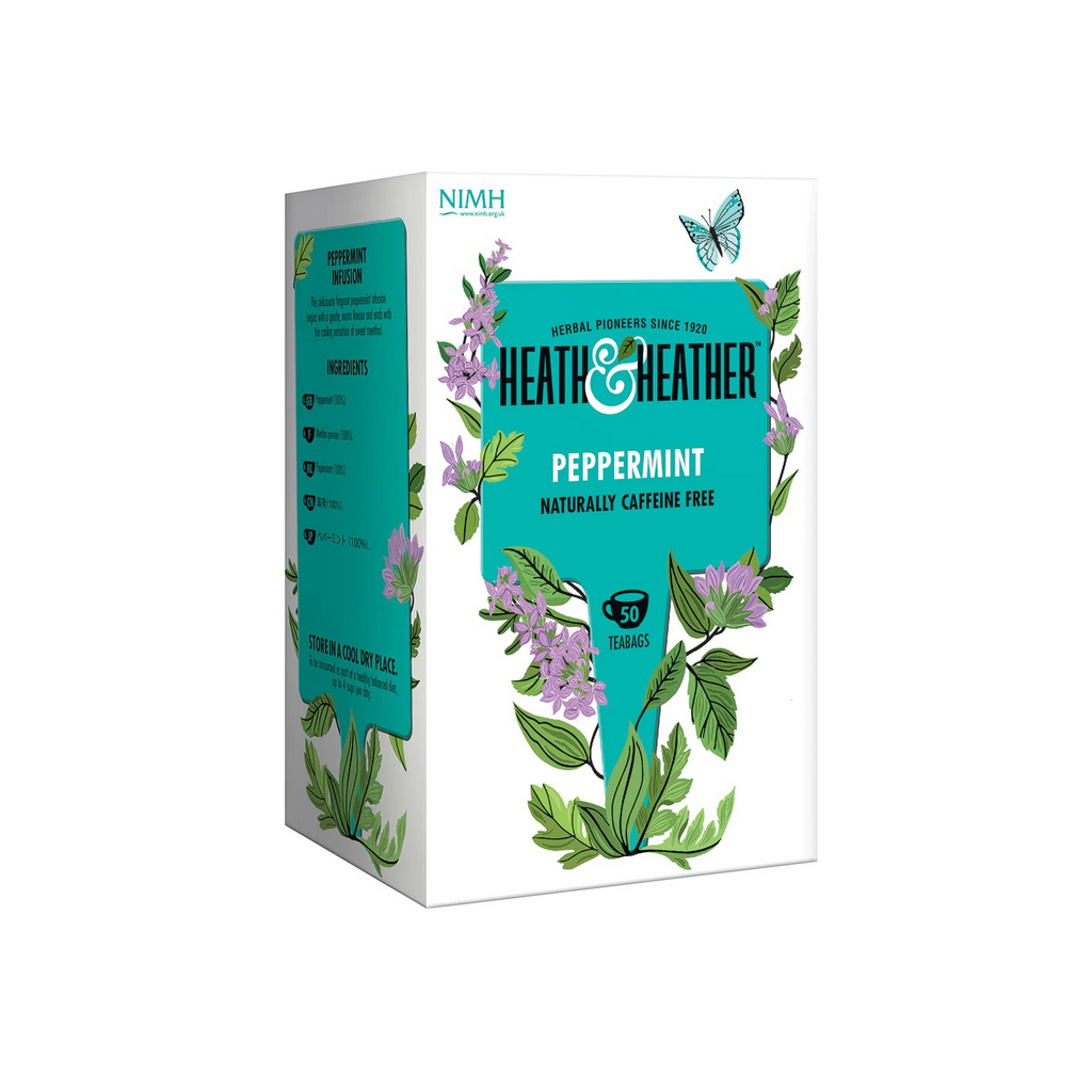 Heath & Heather Peppermint 50 Tea Bags