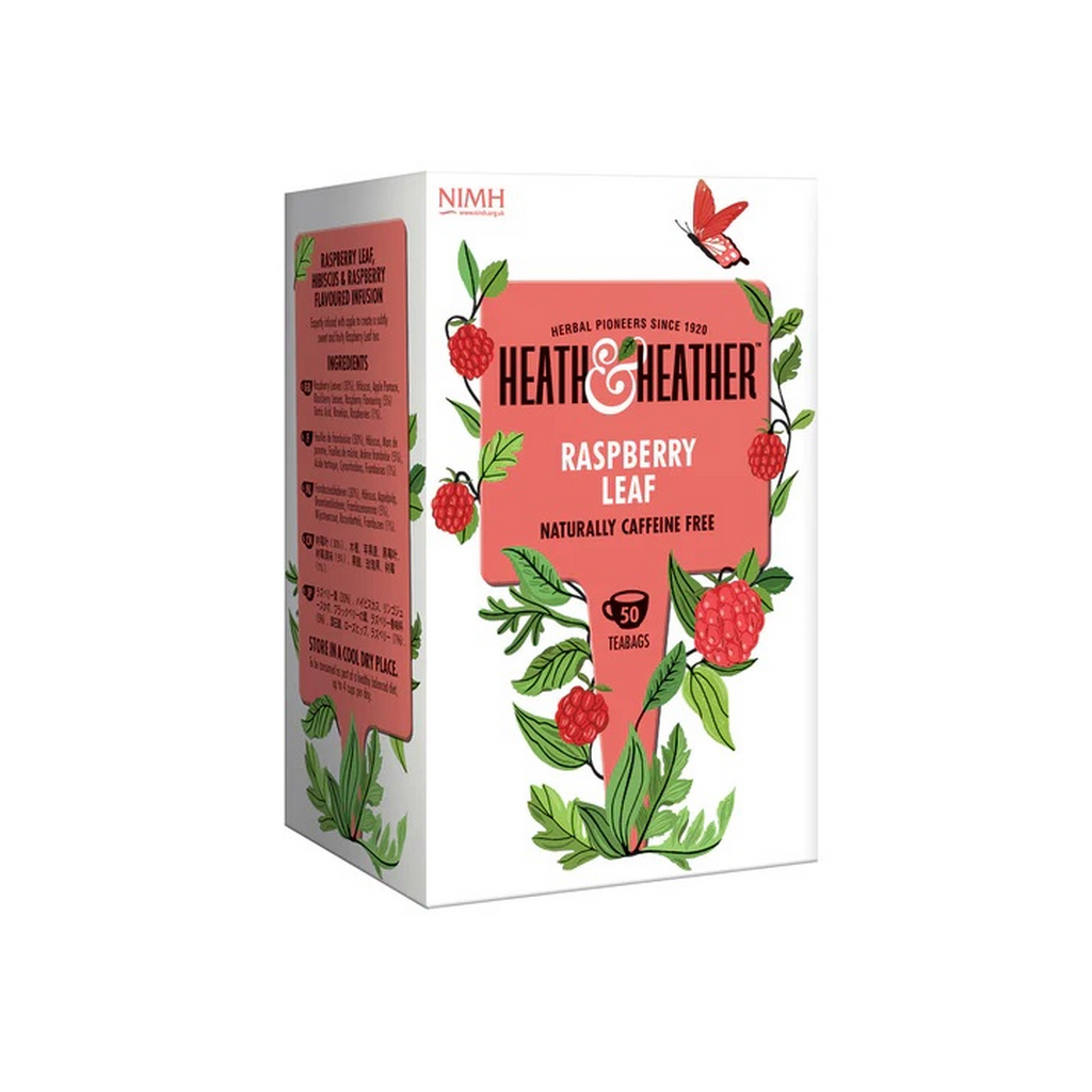 Heath & Heather Raspberry Leaf 50 Tea Bags