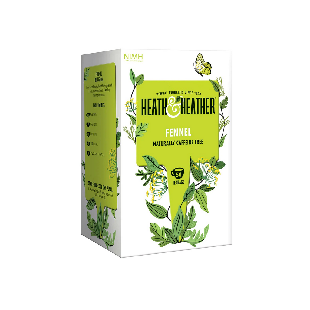 Heath & Heather Fennel 50 Tea Bags