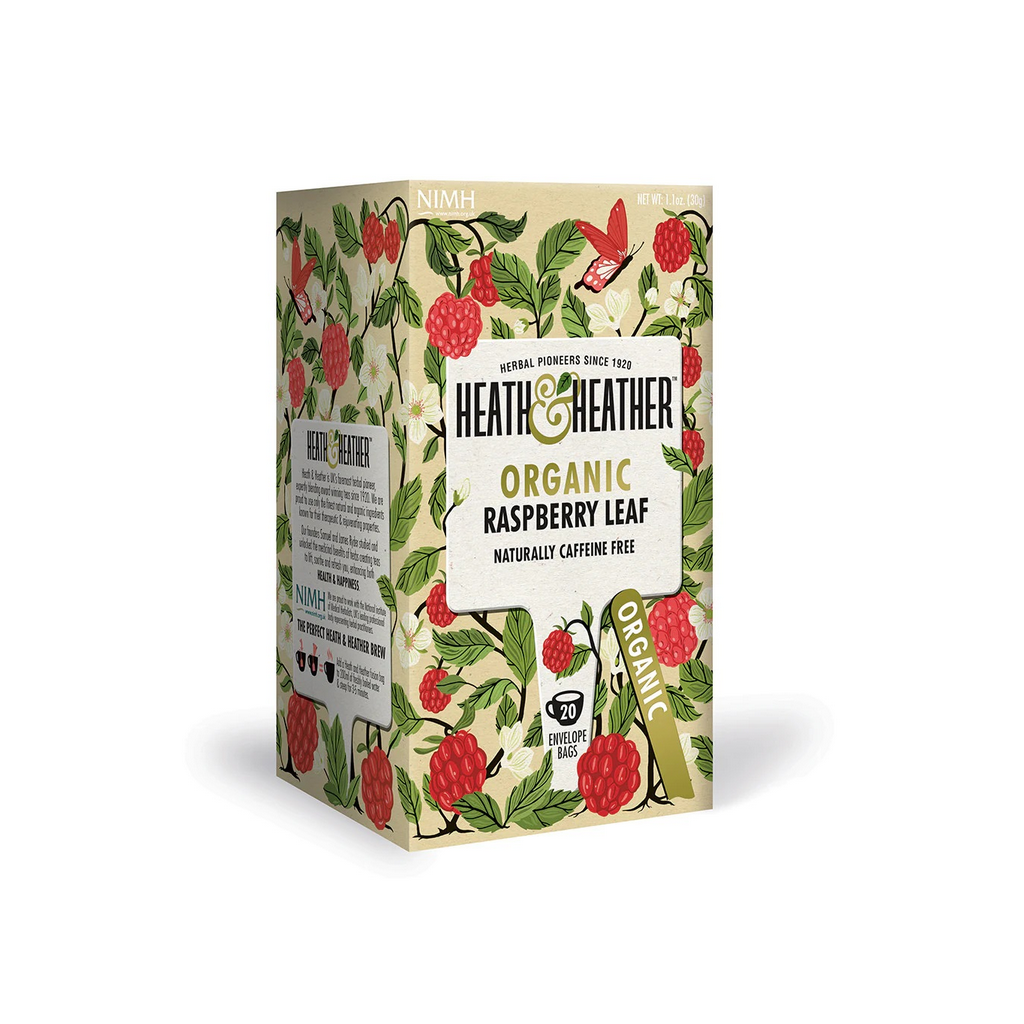 Heath & Heather Organic Raspberry 20 Tea Bags