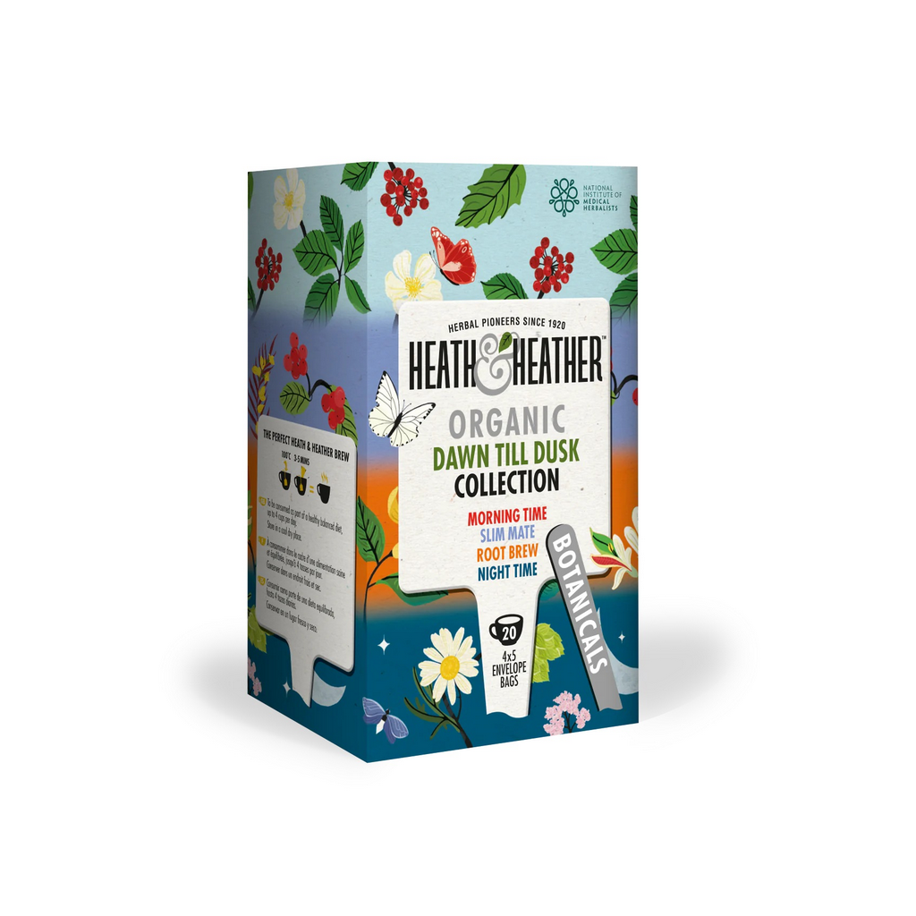 Heath & Heather Organic Dawn Till Dusk Collection 20 Tea Bags