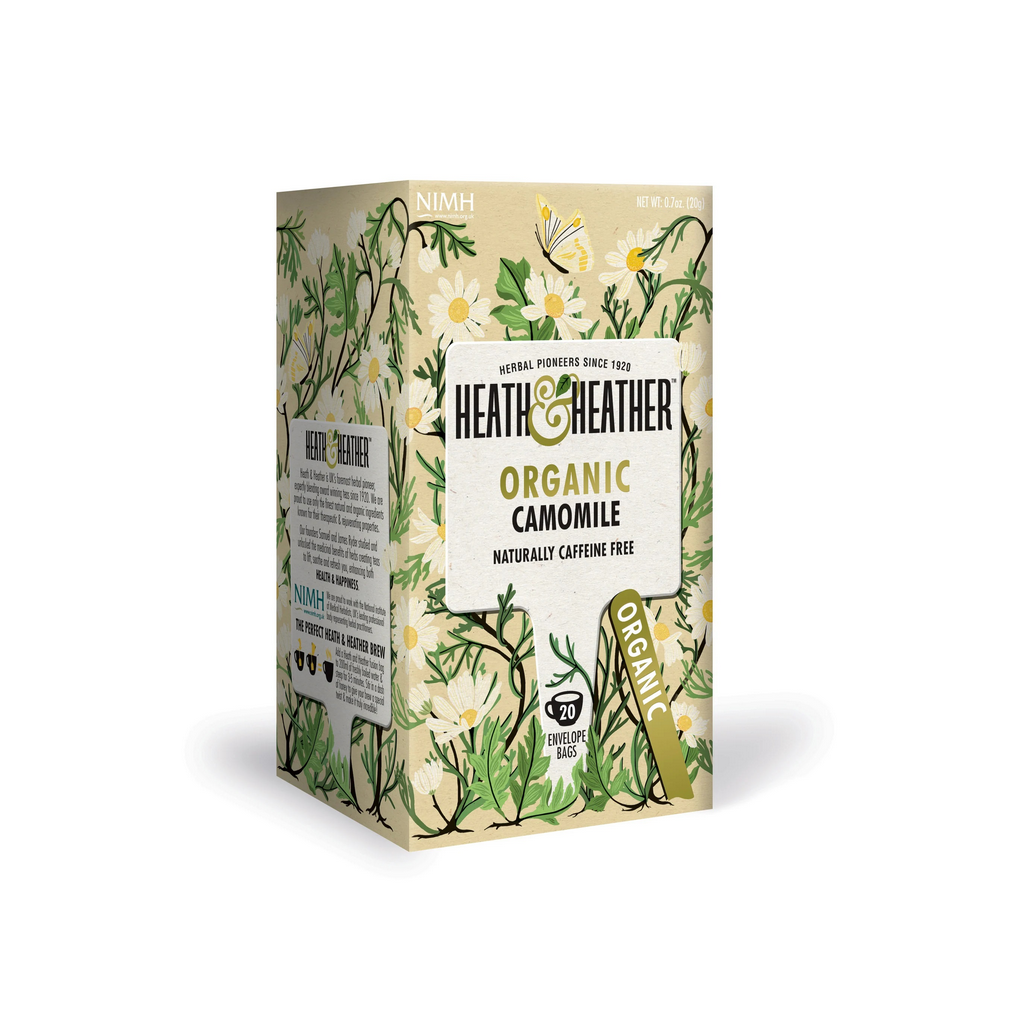 Heath & Heather Organic Camomile 20 Tea Bags
