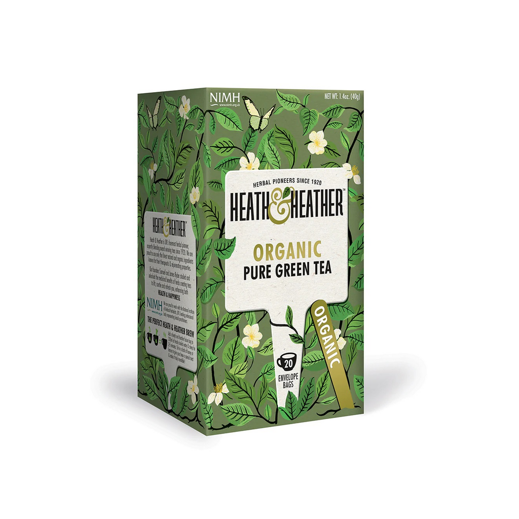 Heath & Heather Organic Green Tea 20 Tea Bags