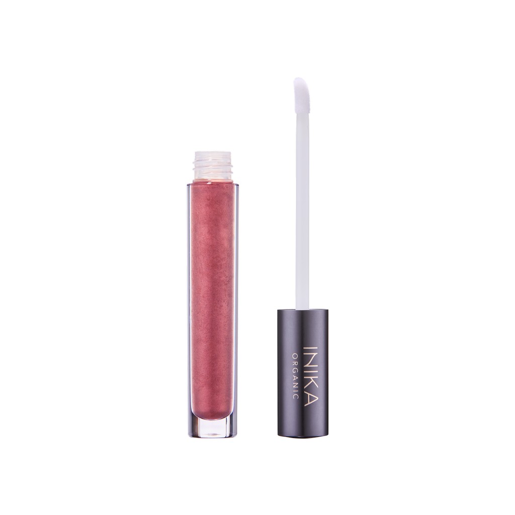 INIKA Organic Lip Glaze- Rosewood 5ml