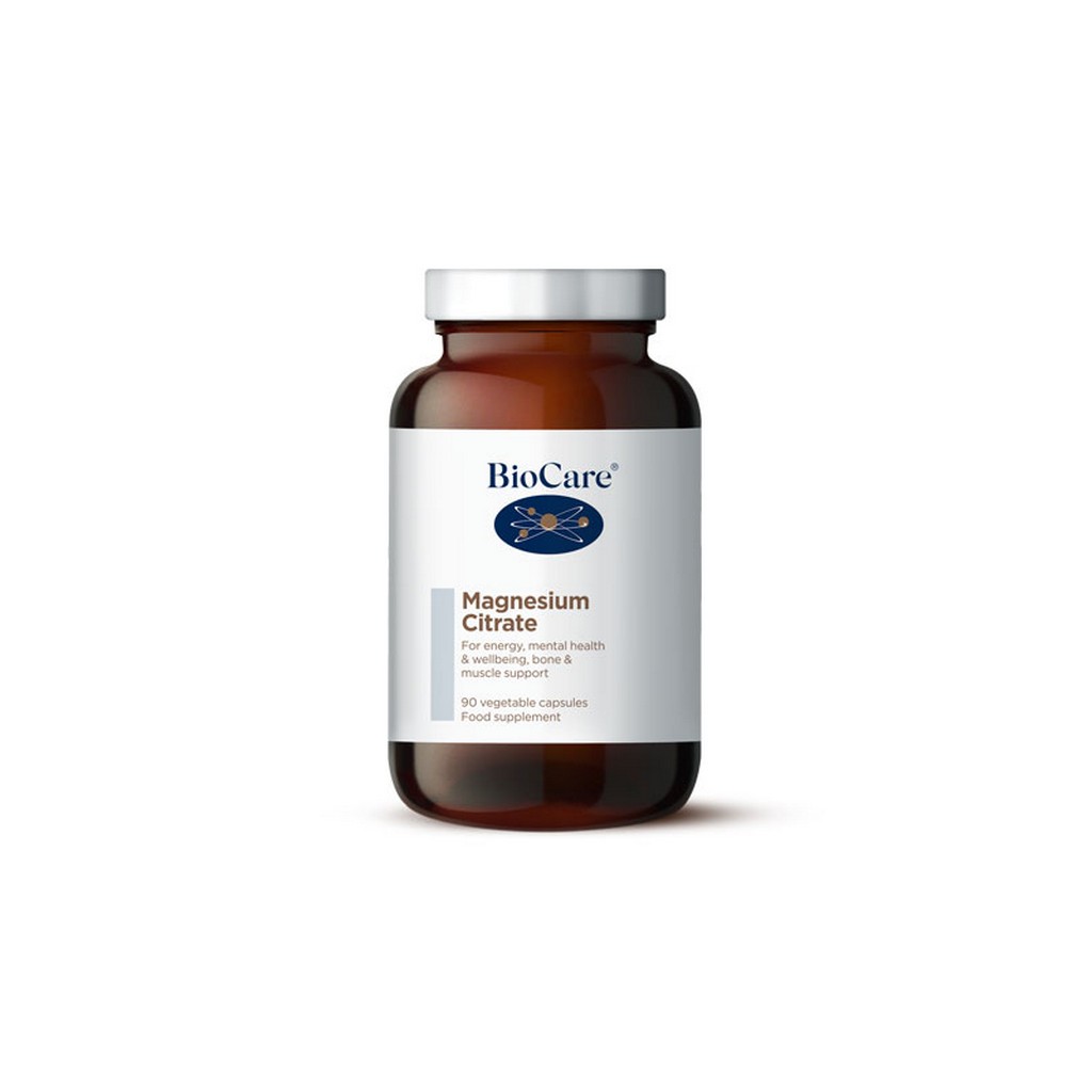 BioCare Magnesium Citrate 90 Veg Capsules