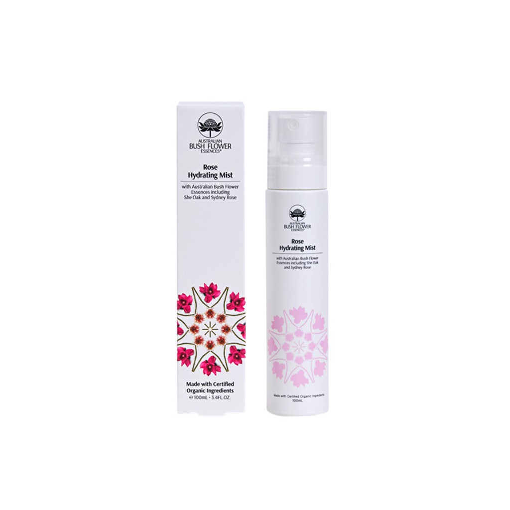 Australian Bush Flower Essences Rose Hydrating Mist - 100ml